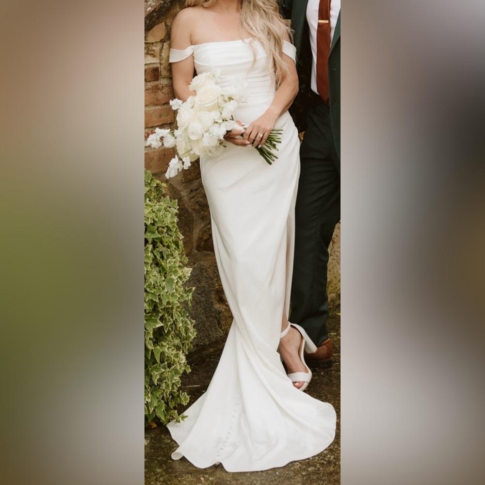 Azazie moonlight wedding gown